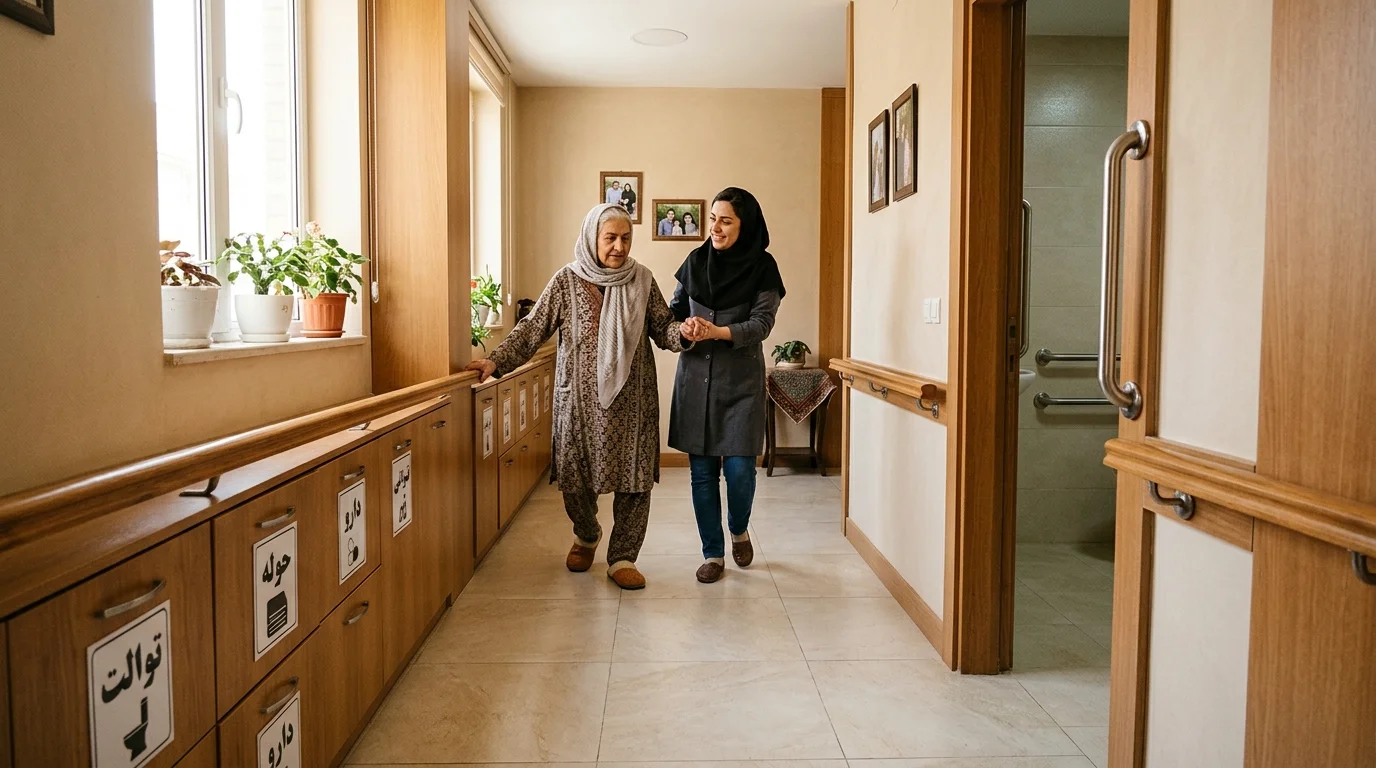 ایمن‌سازی خانه برای سالمند آلزایمری در منزل